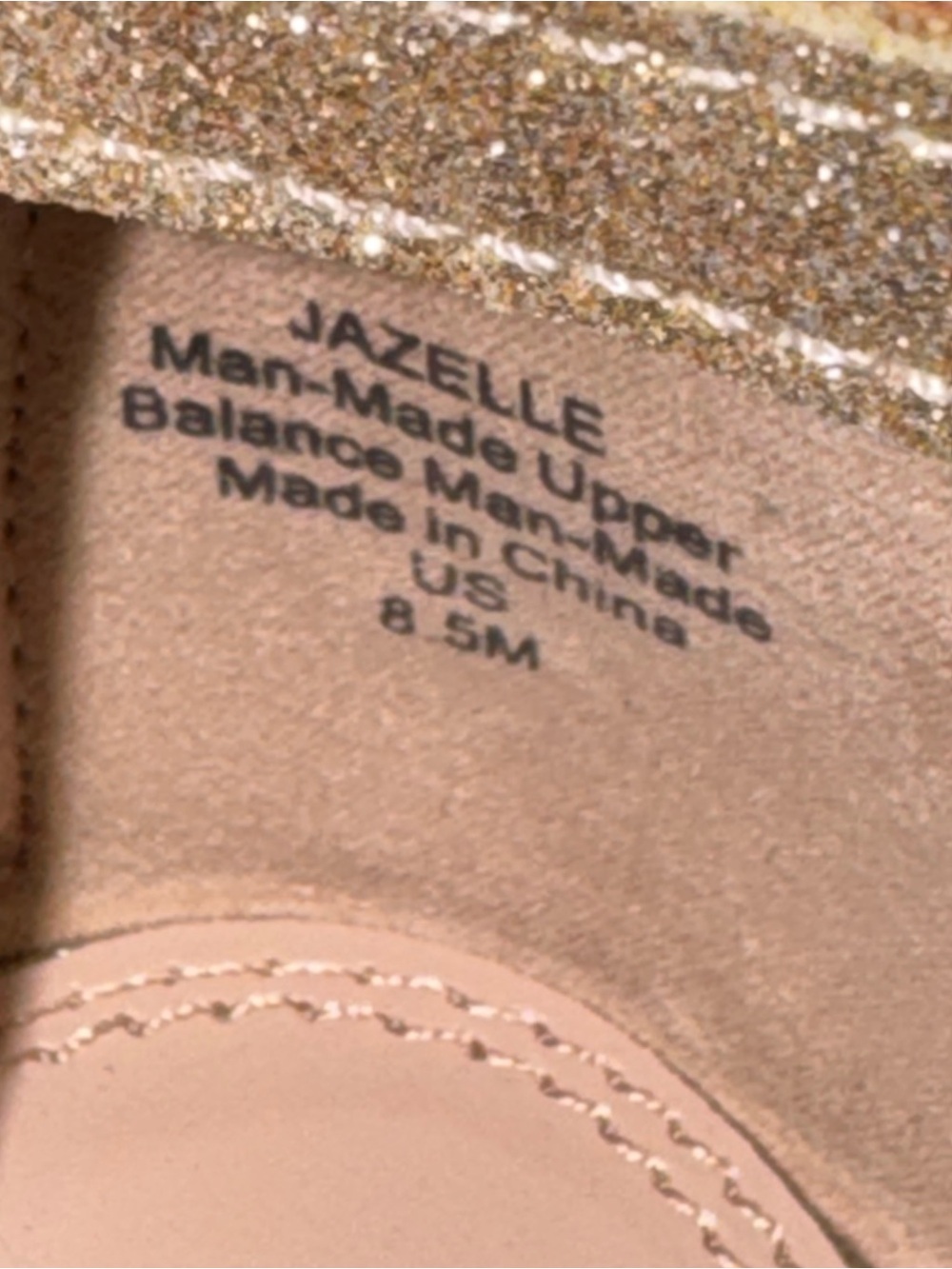 Kelly And Katie Jazelle Strappy Gold Glitter Open Toe High Heel 8.5 New No Box - Picture 10 of 13